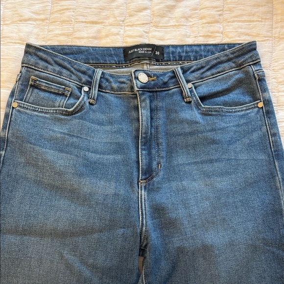 Just Black Denim - Just Black Medium Blue Denim Jeans